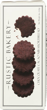 Rustic Bakery, Cookies Chocolate Cocoa Nib, 4 Ounce