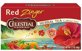 Celestial Seasonings Tea Caffeine Free Herbal Tea, Red Zinger 20 ea (Packs of 3)