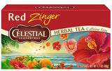 Celestial Seasonings Tea Caffeine Free Herbal Tea, Red Zinger 20 ea ( Packs of 6)
