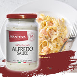 Alfredo Italian Sauce, 100% Italian, made with Italian Cheese (Pack of 2) 12.5 Oz