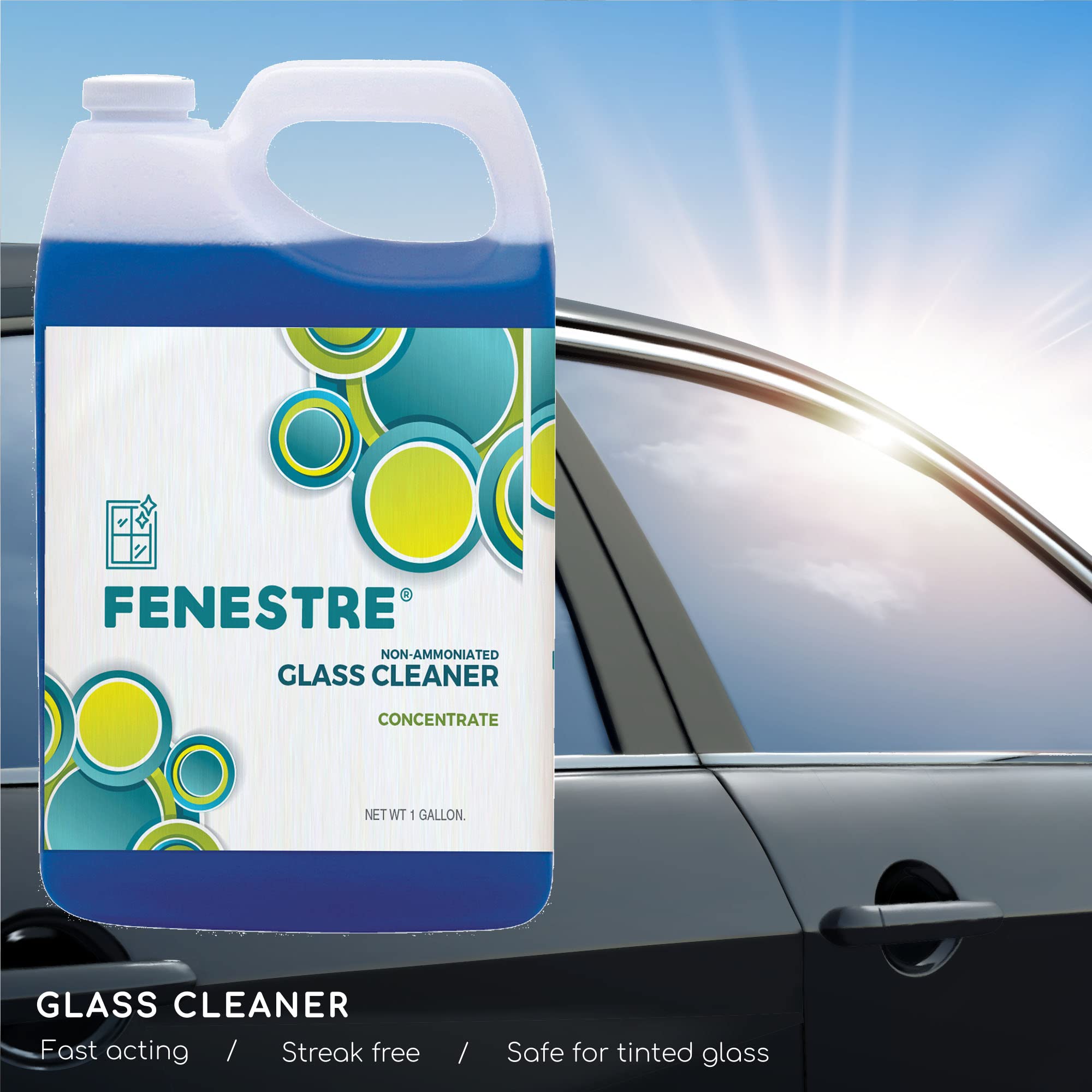 Jani-Source Fenestre Concentrate Non-Ammoniated Glass Cleaner, 1 Gallon