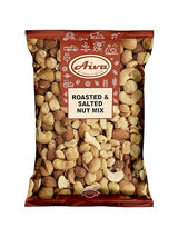 Aiva Roasted & Salted Mixed Nuts Bulk - 2 lb | Almonds, Cashews, Peanuts, Pecan, Hazel Nut, Brazil Nuts