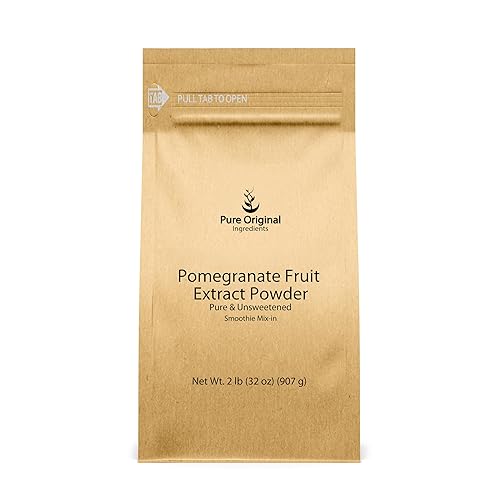 PURE ORIGINAL INGREDIENTS Pomegranate Fruit Extract Powder (32 Ounce) Always Pure, Unsweetened, Smoothie Mix-In