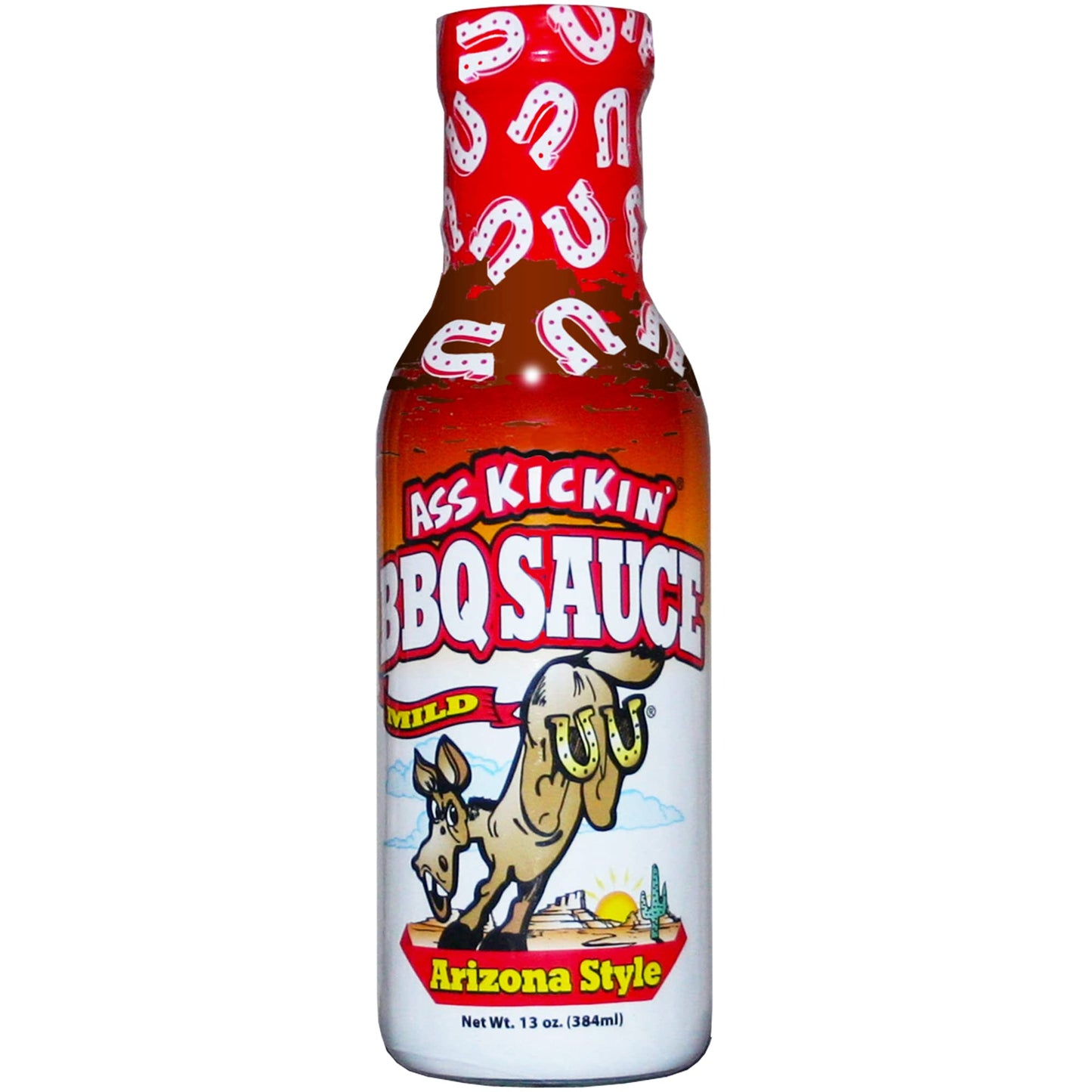 ASS KICKIN' Arizona BBQ Sauce - 13 oz. Bottle - Premium Gourmet Mild Barbecue Sauce - Perfect for Chicken Wings on the BBQ Grill