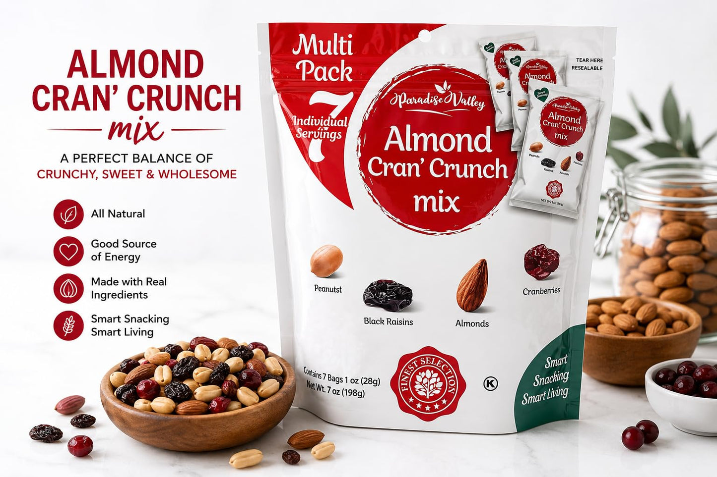 Paradise Valley Almond Cran Crunch Mix