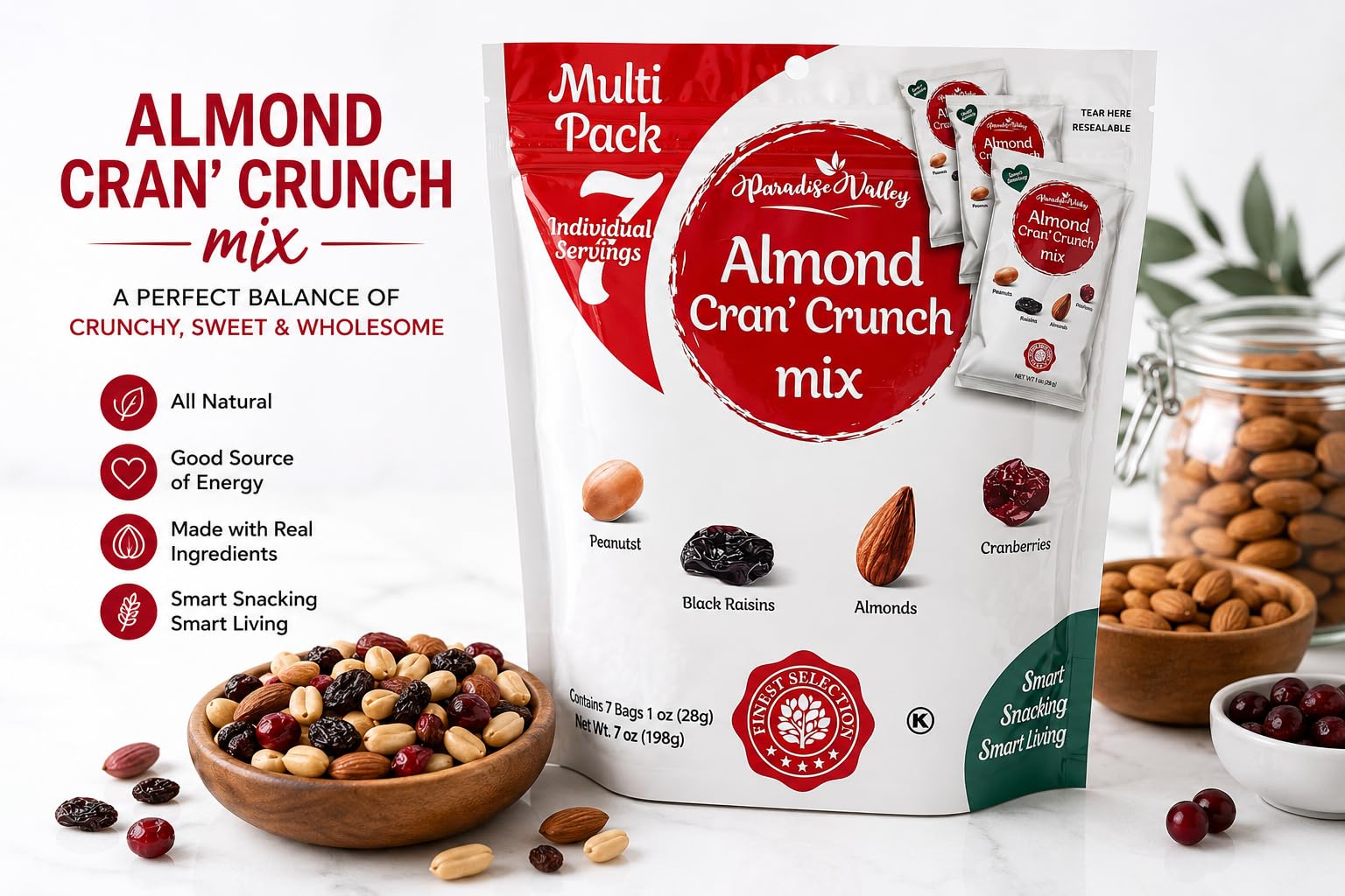 Paradise Valley Almond Cran Crunch Mix