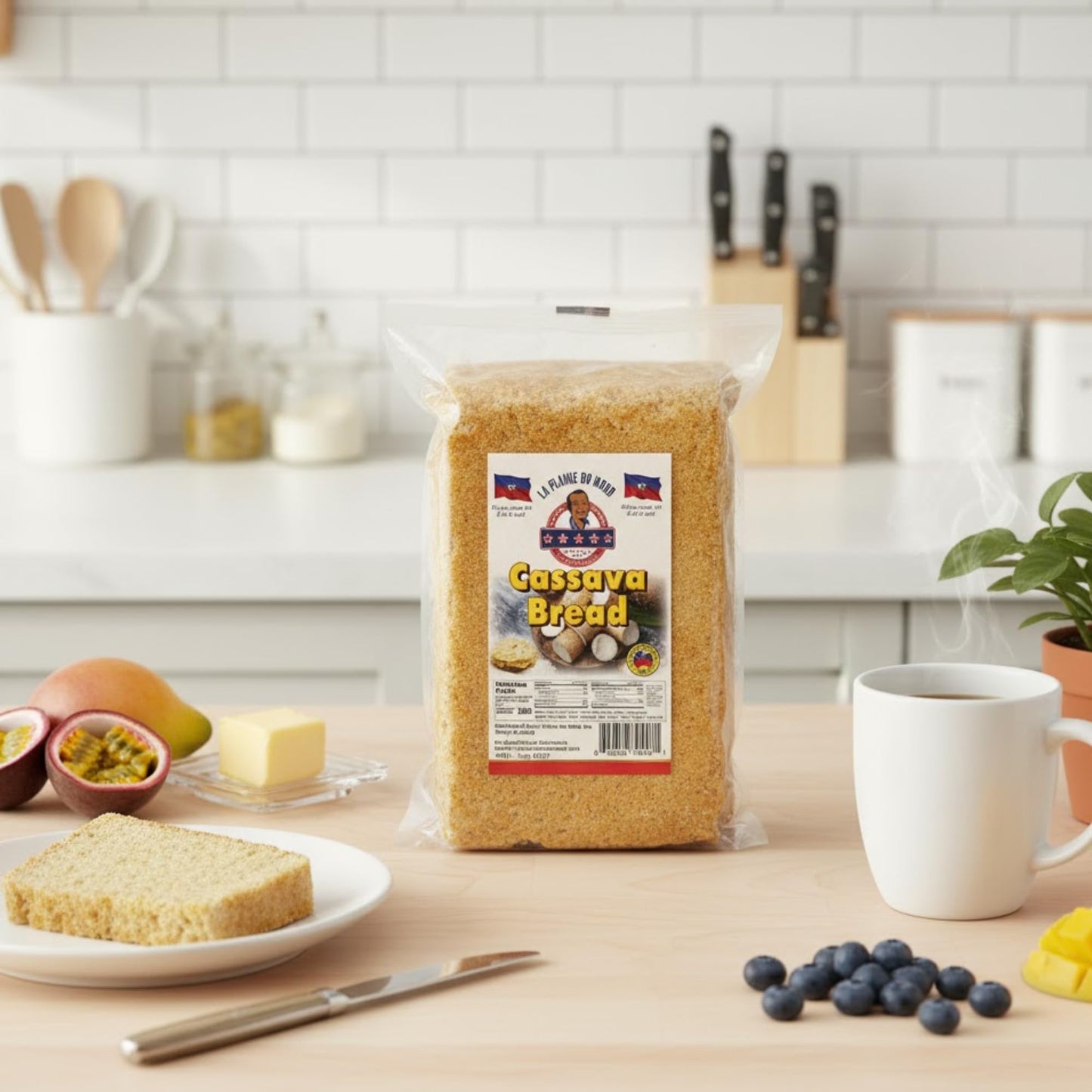 La PlaineDuNord Cassava Bread | Premium Quality with Caribbean Flavor | Traditional Haitian Manioc Bread | No Artificial Flavors | Natural Sources