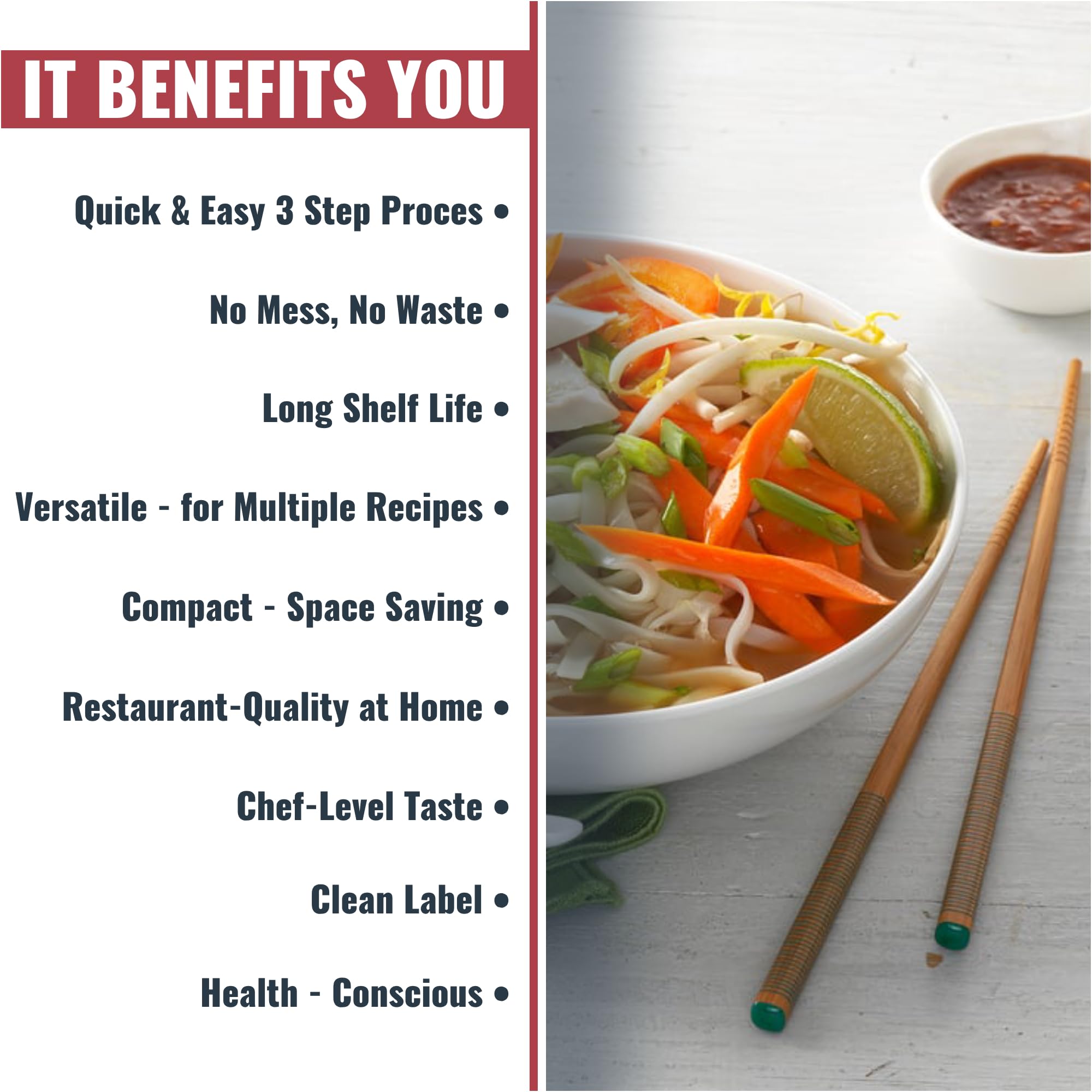 SAVORY CHOICE Pho Liquid Vegetable Broth Concentrate, 15 Packets (15g) - Vegan, Vegetarian, Gluten-Free, Diary-Free Broth Concentrate