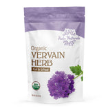 Halo Naturals Organic Vervain Herb Cut & Sifted, 4 Ounces (Verbena officinalis) USDA Certified | Resealable Pouch| Packaged in The USA (Pack of 1)