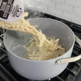 Gluten Free Wide Egg Noodles - Farmhouse Preserve Double Egg Yolk Amish Noodles, Chicken Noodle Soup, Stroganoff, Casseroles, Sheet-Cut, Rice Flour