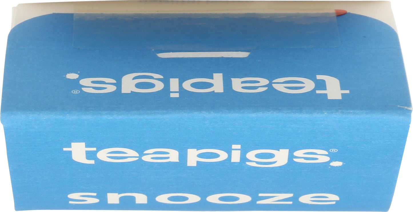 Teapigs Organic Snooze Herbal Tea Made With Whole Herbs and Fruits (1 Pack Of 15 Tea Bags)