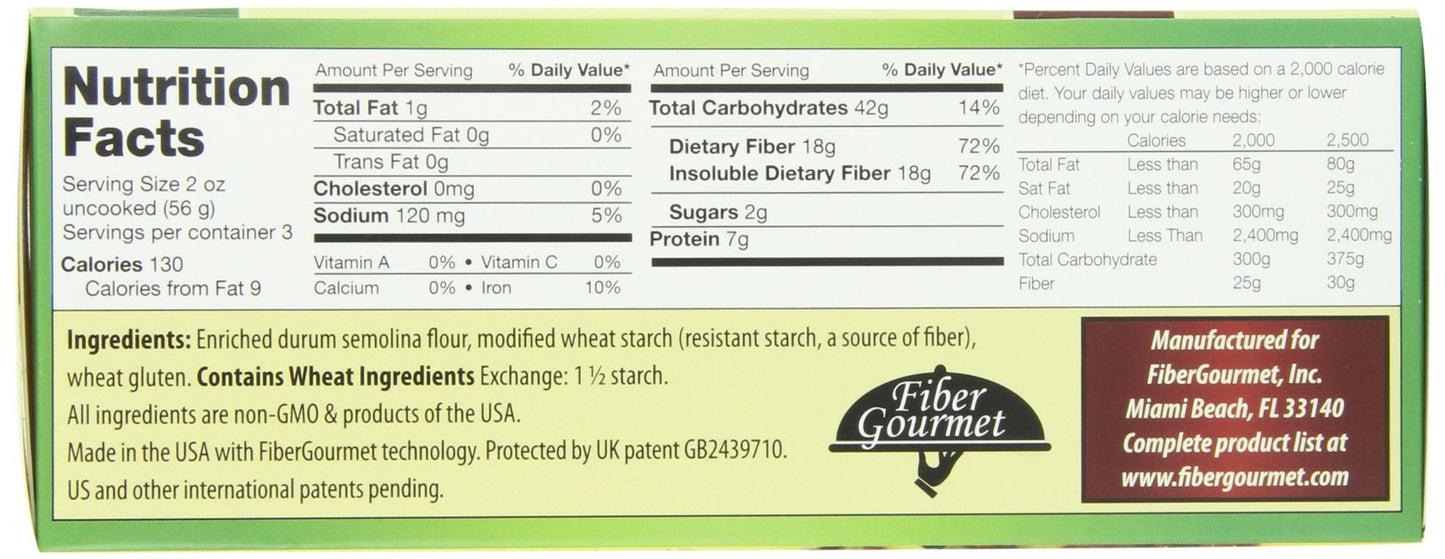 Fibergourmet Light Lasagna, 12-Count Packages