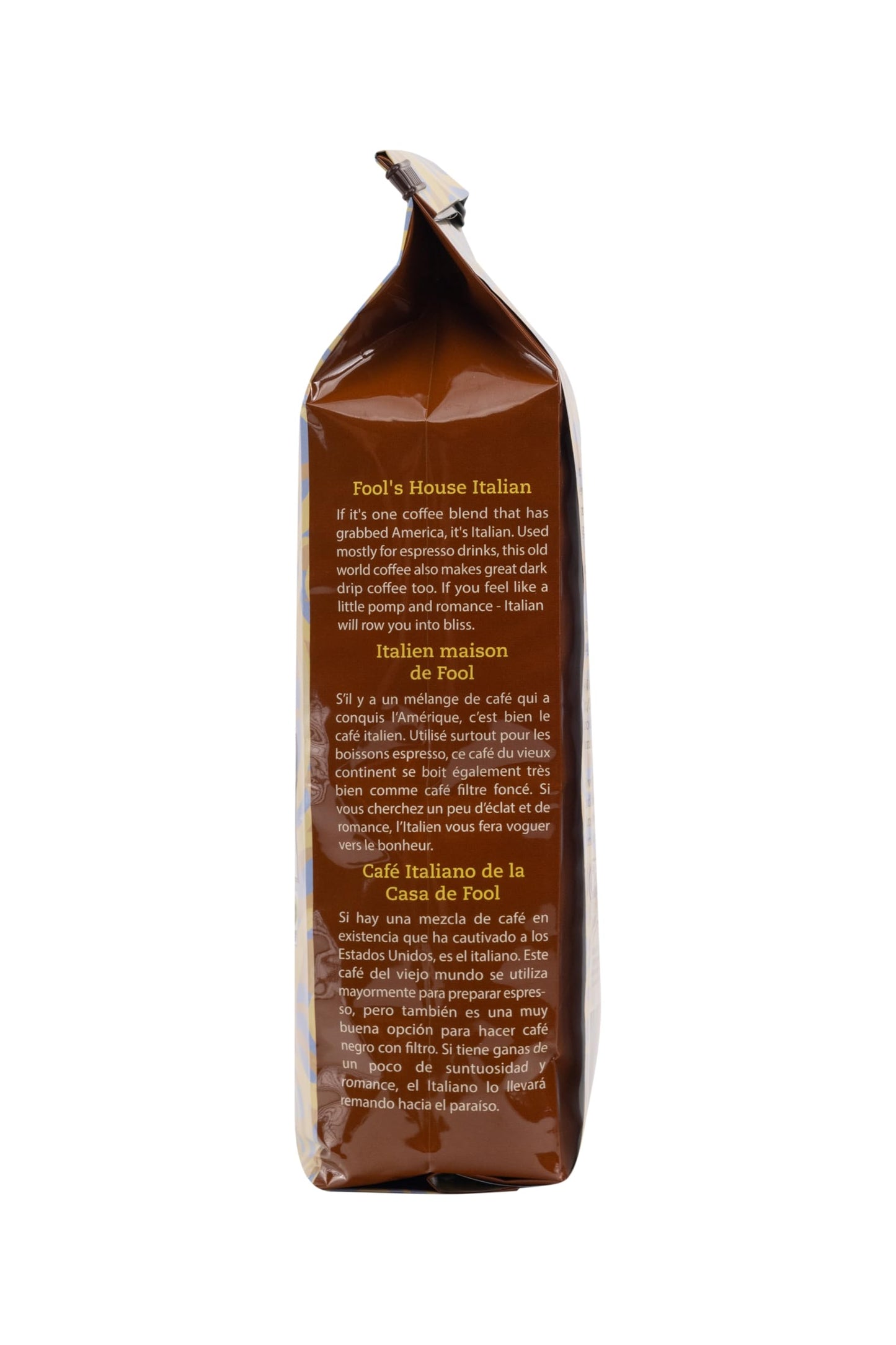 Coffee Fool's Organic Fair Trade House Italian (Whole Bean)