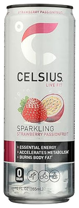 Celsius 12oz SS - Strawberry Passionfruit