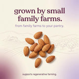 GoodSam Foods - Organic Raw & Unsalted Almonds 1.25lbs (2x10oz Bags) - Regeneratively Farmed California Almonds for Snacking Cooking and Baking
