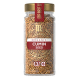 McCormick Gourmet Collection Cumin Seed, Organic, Non GMO, Kosher, Our Best Herbs & Spices, Earthy Aroma & Flavor, Can Be Toasted, Elevate Chili