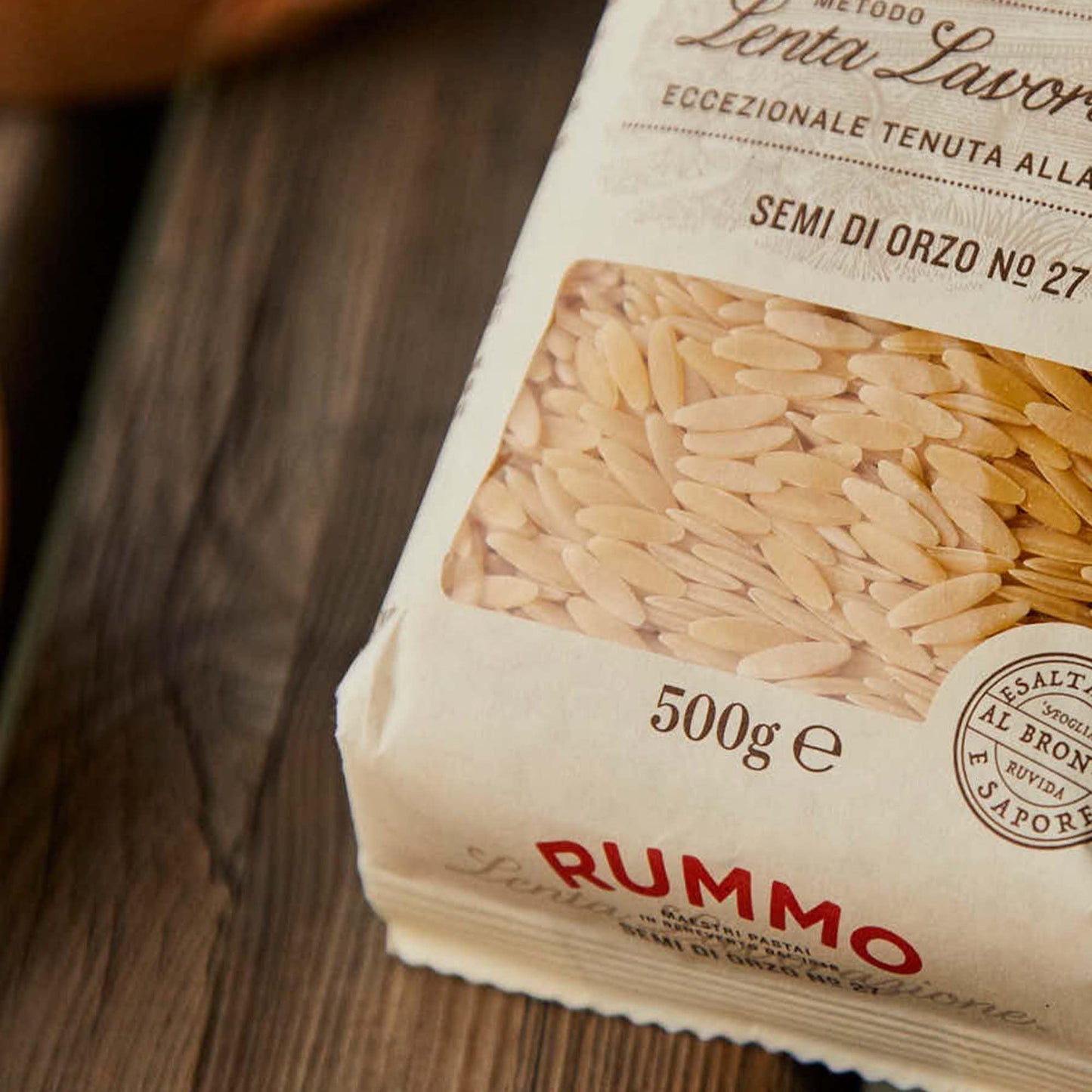 Rummo Semi Di Orzo Pasta N.27 - Orzo Pasta Noodles, Dry Pasta, Durum Wheat Orzo, Small Pasta, Imported from Italy - 16 Ounce (Pack of 1)