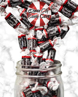 Chocolate Taffy Candy Mini Bites Midgees Classic Chewy Treats Individually Wrapped Chocolate Mini Rolls Bulk Party Pack Candy Buffet (3 Lb, Chocolate)