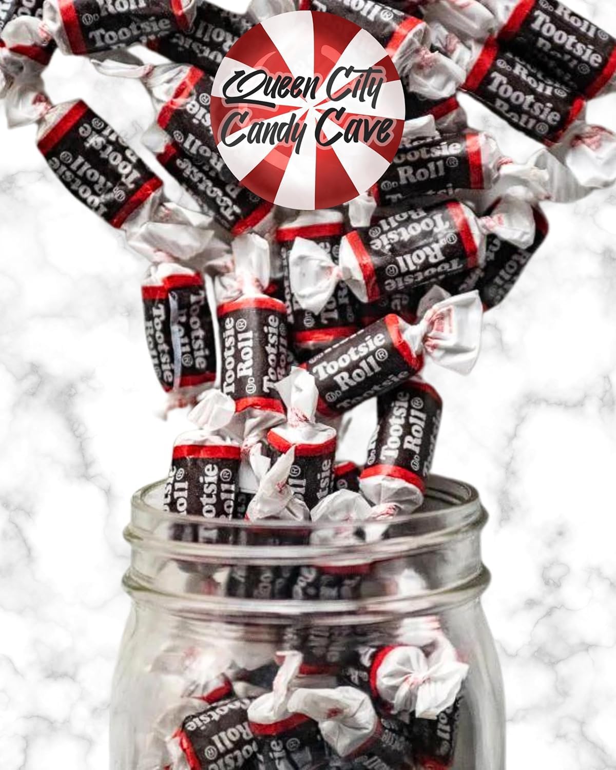 Chocolate Taffy Candy Mini Bites Midgees Classic Chewy Treats Individually Wrapped Chocolate Mini Rolls Bulk Party Pack Candy Buffet (3 Lb, Chocolate)
