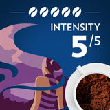 Lavazza Italian Roast Ground Coffee 6 Bags of 12oz, Dark Roast, Strong and Bold Taste, Intensity 5/5, 100% Arabica, Ideal for Drip Brewers, (Pack