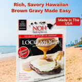 NOH Hawaiian Loco Moco Brown Gravy Mix, 1.7 oz Packet (Pack of 3) - Rich & Savory Hawaiian Brown Gravy Powder Mix, Ideal for Ground Beef Patties