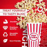 Movie Night Popcorn and Candy Gift Basket - Keto Cravings Gift Basket - Perfect for a Cozy and Fun Evening at Home or the Theater with Family