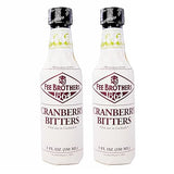 Fee Brothers Cranberry Cocktail Bitters - Aromatic Cocktail Mixer & Concentrated Flavoring, Gluten Free, Vegan-Friendly, 5 fl oz, Pack of 2 Bottles