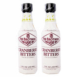 Fee Brothers Cranberry Cocktail Bitters - Aromatic Cocktail Mixer & Concentrated Flavoring, Gluten Free, Vegan-Friendly, 5 fl oz, Pack of 2 Bottles