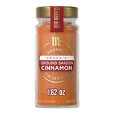 McCormick Gourmet Collection Saigon Cinnamon, Ground, Organic, Non GMO, Our Best Herbs & Spices, Sweet Flavor, Spicy Aroma, Elevate French Toast