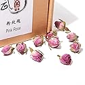 ChaWuWarmSun-[A] Pink Rose Tea Buds(3oz),Loose Leaf Flower Petal Tea,Dried Flowers