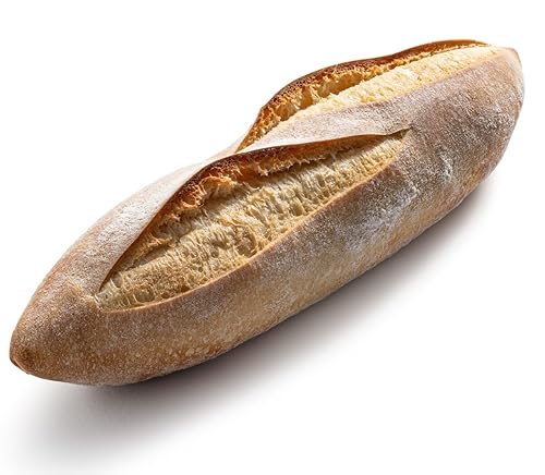 Krustik Spelt Sourdough Bread, Pack of 6 Artisan Demi Baguettes, Small-Batch Handmade, Long-Fermented, Baked to Order, Ships Fresh, Unsliced, (9 Inch)