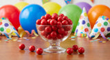 Cinnamon Gumballs - 2 lbs of Bright Red Cinnamon Hot Chew Spicy Gumballs