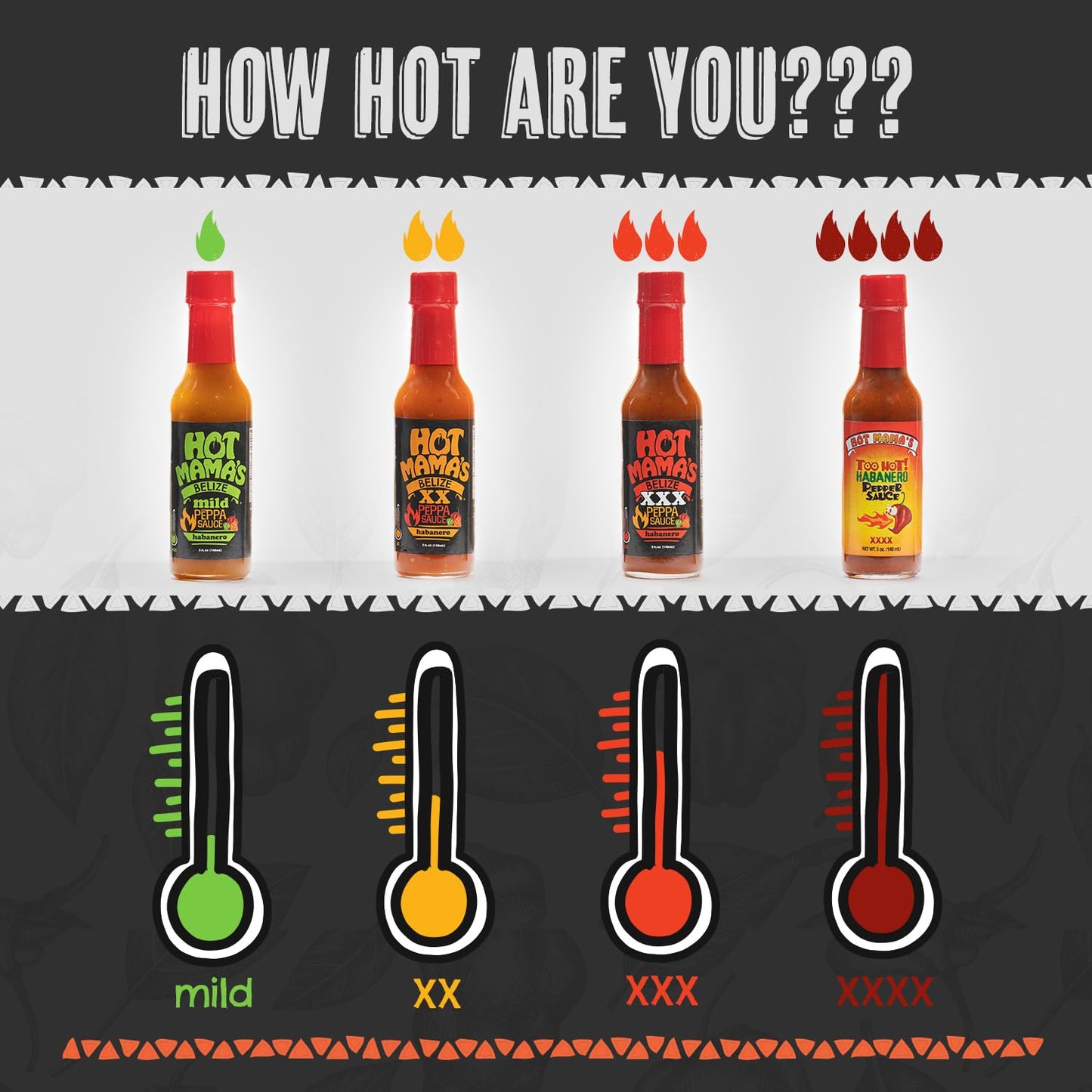 Hot Mama's Belize Mild Pepper Sauce, All Natural, No Preservatives, Non GMO - Gluten-Free, Vegan-Friendly, Fresh Ingredients - Great for Healthy Meals
