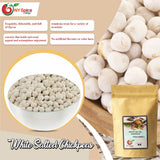 NY Spice Shop White Roasted Chickpeas - 3 Pound Crispy Crunchy Dried Chickpeas Roasted - Bulk Healthy Snacks