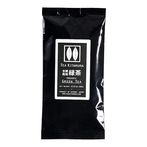 Organic Single-origin Japanese Green Tea (Ryoku-cha) Loose Leaf 3.52oz (100g) Original Blend by Tea Kitamura