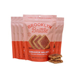 Brooklyn Brittle Cinnamon Walnut Crispy Italian Cookie Brittle Snack Buttery Crunch Infused with Warm Cinnamon and Nutty Walnuts Perfect for Coffee