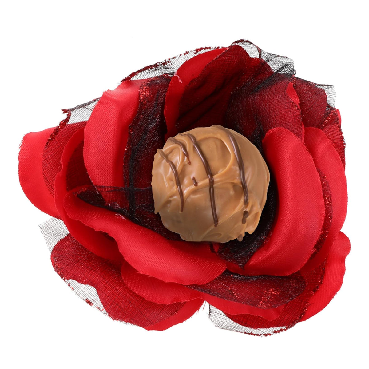 OHPHCALL 10Pcs Rose Petal Candy Wrappers Chocolate Packaging for Weddings Parties Elegant Random Color Design for Birthdays Celebrations
