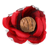 OHPHCALL 10Pcs Rose Petal Candy Wrappers Chocolate Packaging for Weddings Parties Elegant Random Color Design for Birthdays Celebrations