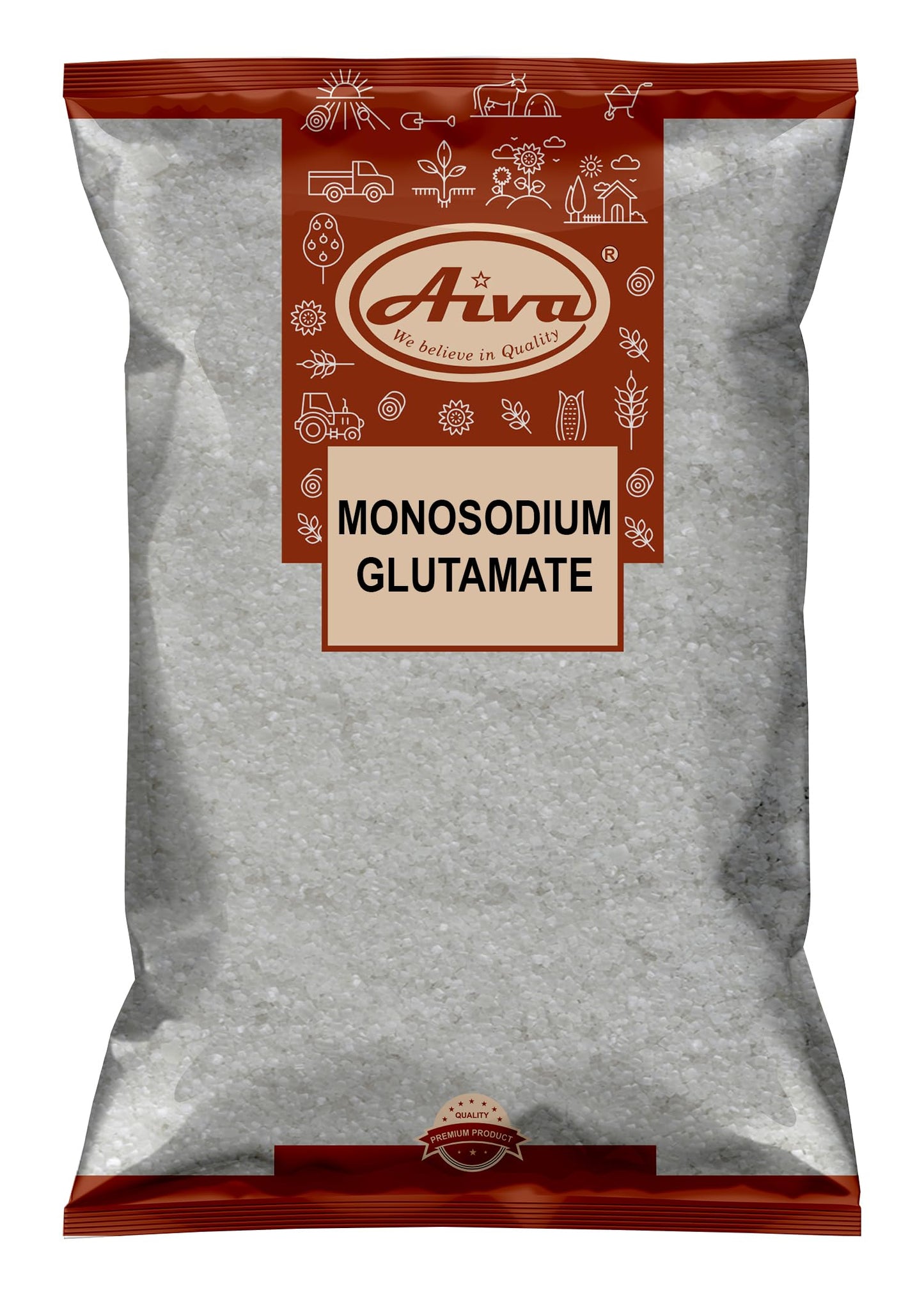 Aiva MSG Fine Mono Sodium Glutamate 1 KG Pack Of 10 (1 KG X 10)