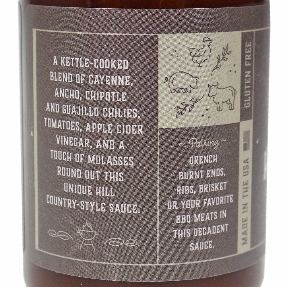 American Stockyard - Organic BBQ Sauce - Made in USA - 14oz Bottle - Family Friendly - Family Friendly - Handcrafted in Small Batches with All Natural