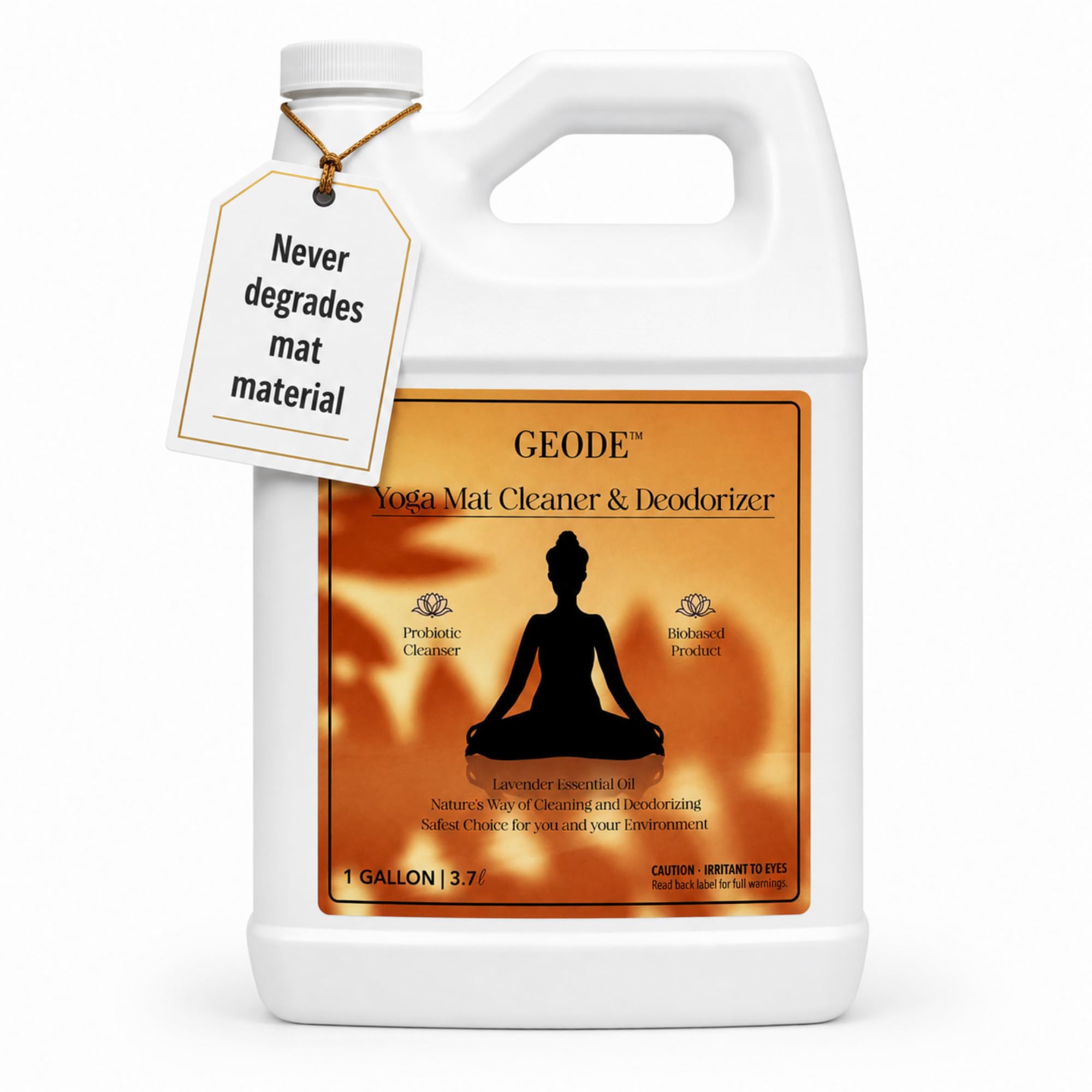 Yoga Mat Cleaner & Deodorizer Spray - Lavender Essential Oil Formula for Yoga Mats, Pilates Reformers & Gym Equipment - Natural No-Residue Workout Mat