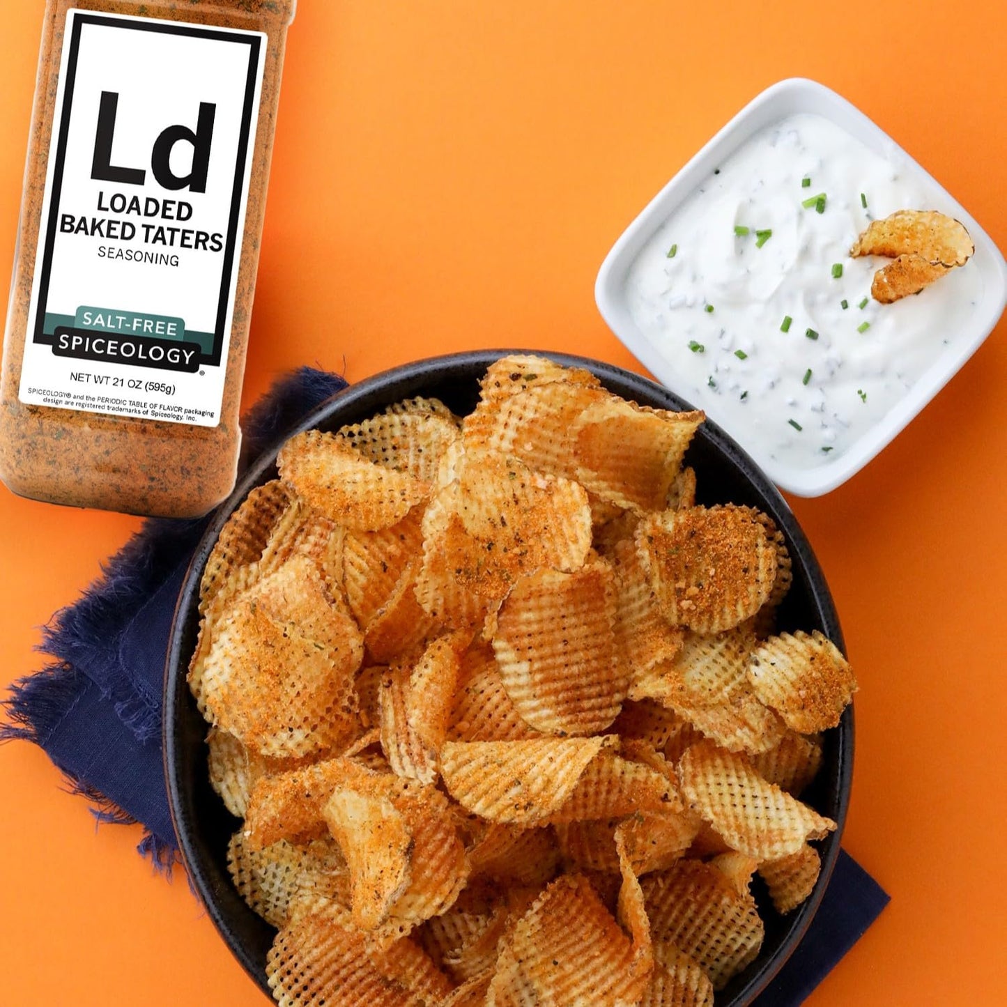 Spiceology - Loaded Baked Taters Salt-Free Seasoning - Savory Spice Blend with Onion, Garlic, Chives, Sour Cream Powder, and Smoked Paprika - Perfect