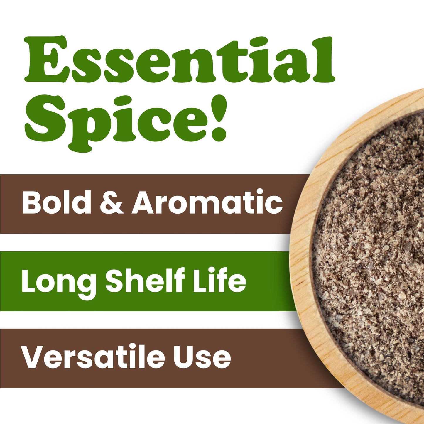 Food to Live Ground Black Pepper 4 Pounds - 100% Pure, The Essential Spice for Flavorful Cooking, Grilling & Baking, Vegan, Kosher, Bulk