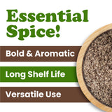 Food to Live Ground Black Pepper 4 Pounds - 100% Pure, The Essential Spice for Flavorful Cooking, Grilling & Baking, Vegan, Kosher, Bulk
