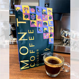 Mont Coffee Ecuador Single Origin Manabí - 100% Arabica Specialty Ground Coffee, Bolivar-Ilusion Farm, Pacific Coast Micro-Climate, Medium-Dark Roast