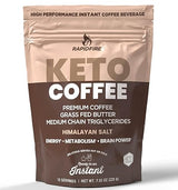 Rapidfire Ketogenic High Performance Instant Coffee Mix, Supports Energy and Metabolism, 15 Servings, brown, 7.93 ounce (pack of 1)