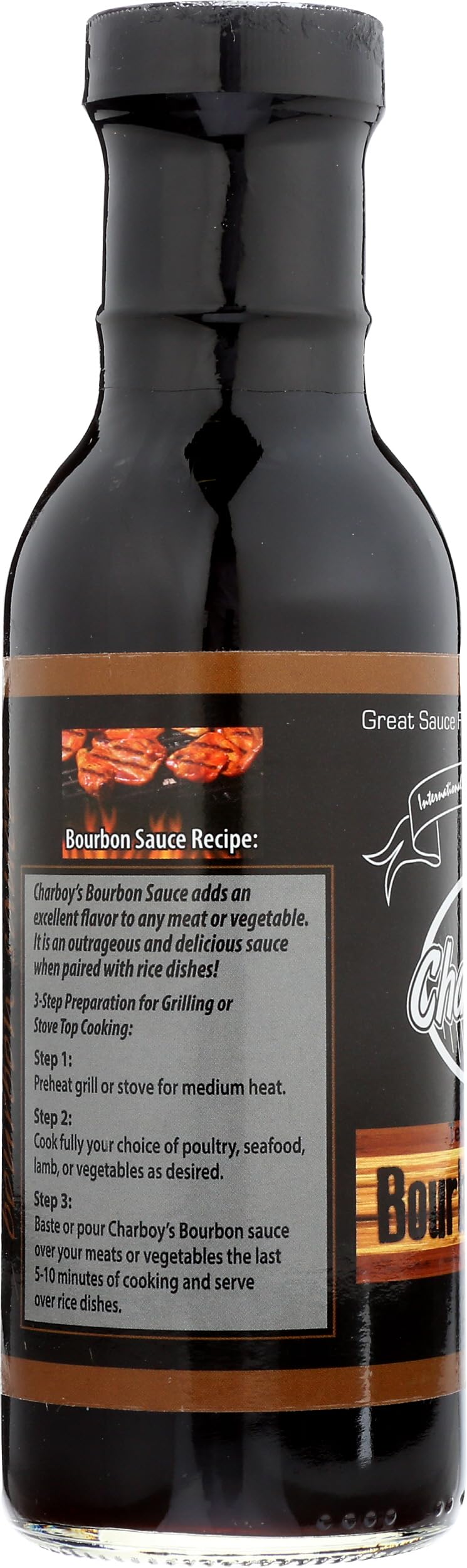 CHARBOYS Bourbon Sauce, 14.5 OZ