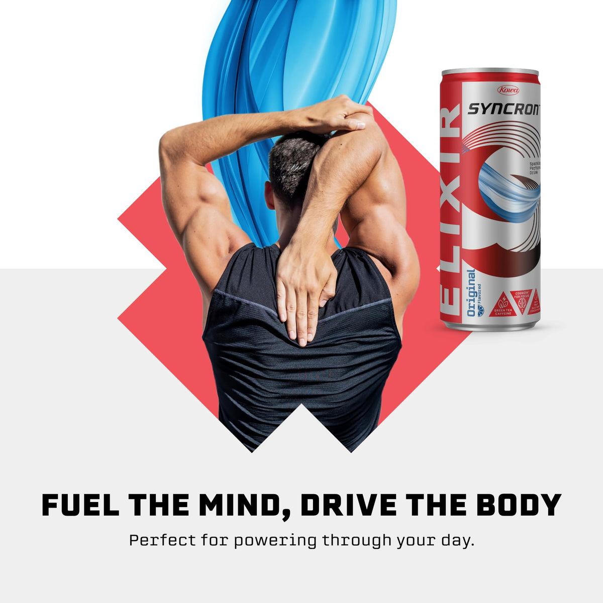 Syncron Elixir Energy Drink, Original, 120mg Caffeine, 12 Pack, 12oz
