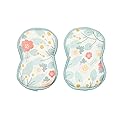 Bright Habits Sponge Set in Blossom Blue - Set of 2 Super Absorbent Washable Reusable Cleaning Sponges Made from Recycled Materials, Durable Eco