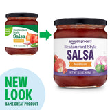Amazon Grocery, Restaurant Style Salsa, Medium Heat, 15.5 Oz